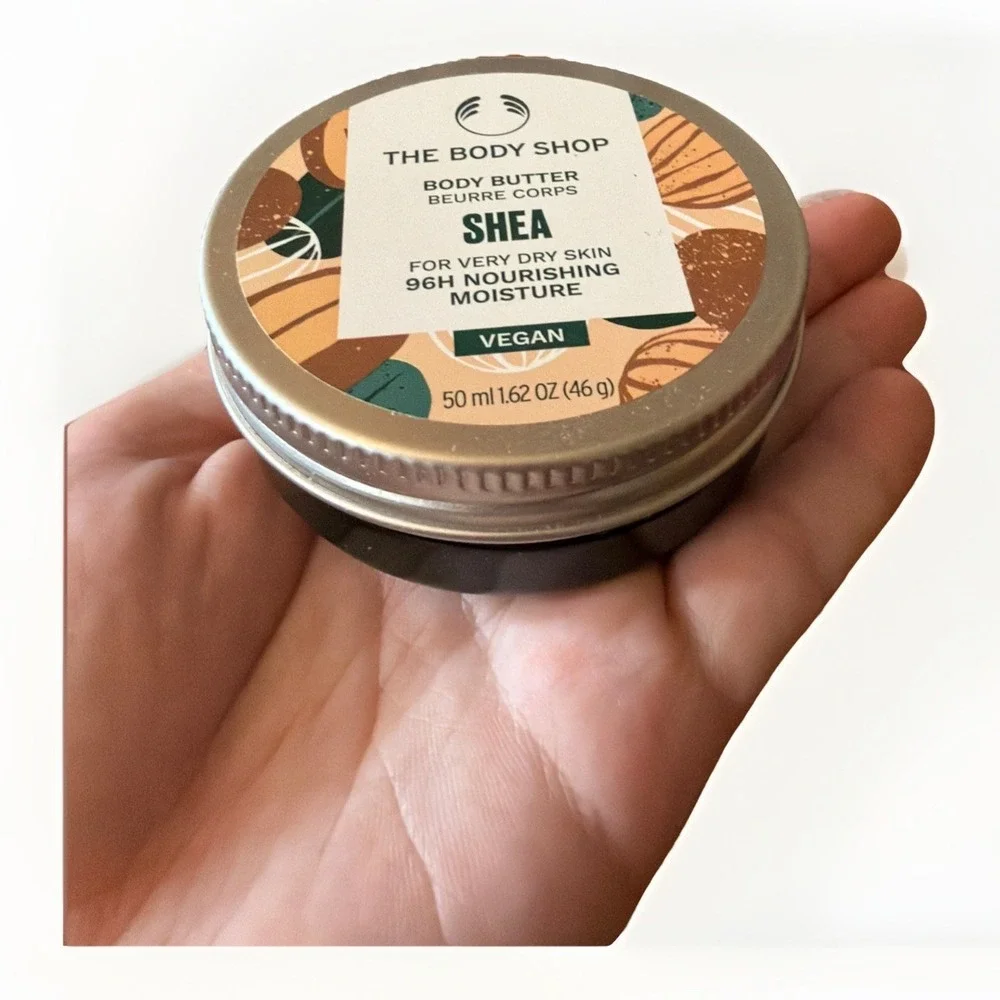 The Body Shop Body Butter Shea Vegan 50mL Moisturizer Dry Skin